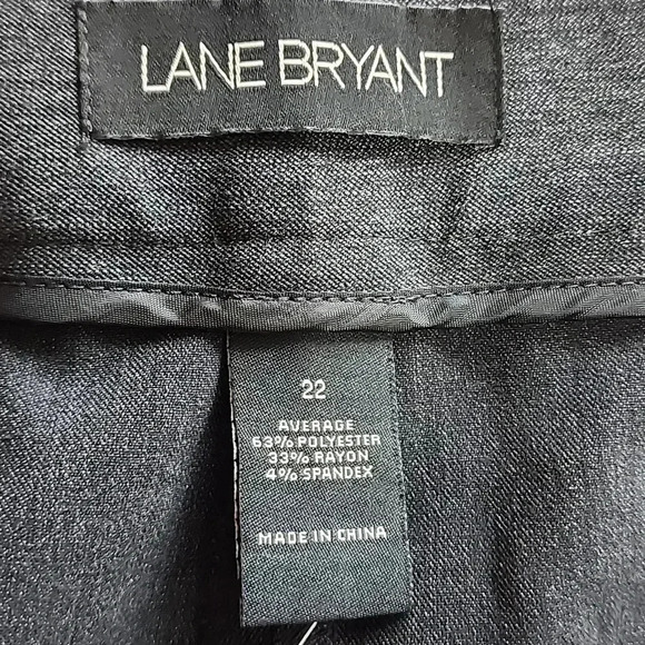Women's Lane Bryant Houston Trouser, Charcoal Gray, Size 22, NWT - Picture 8 of 8